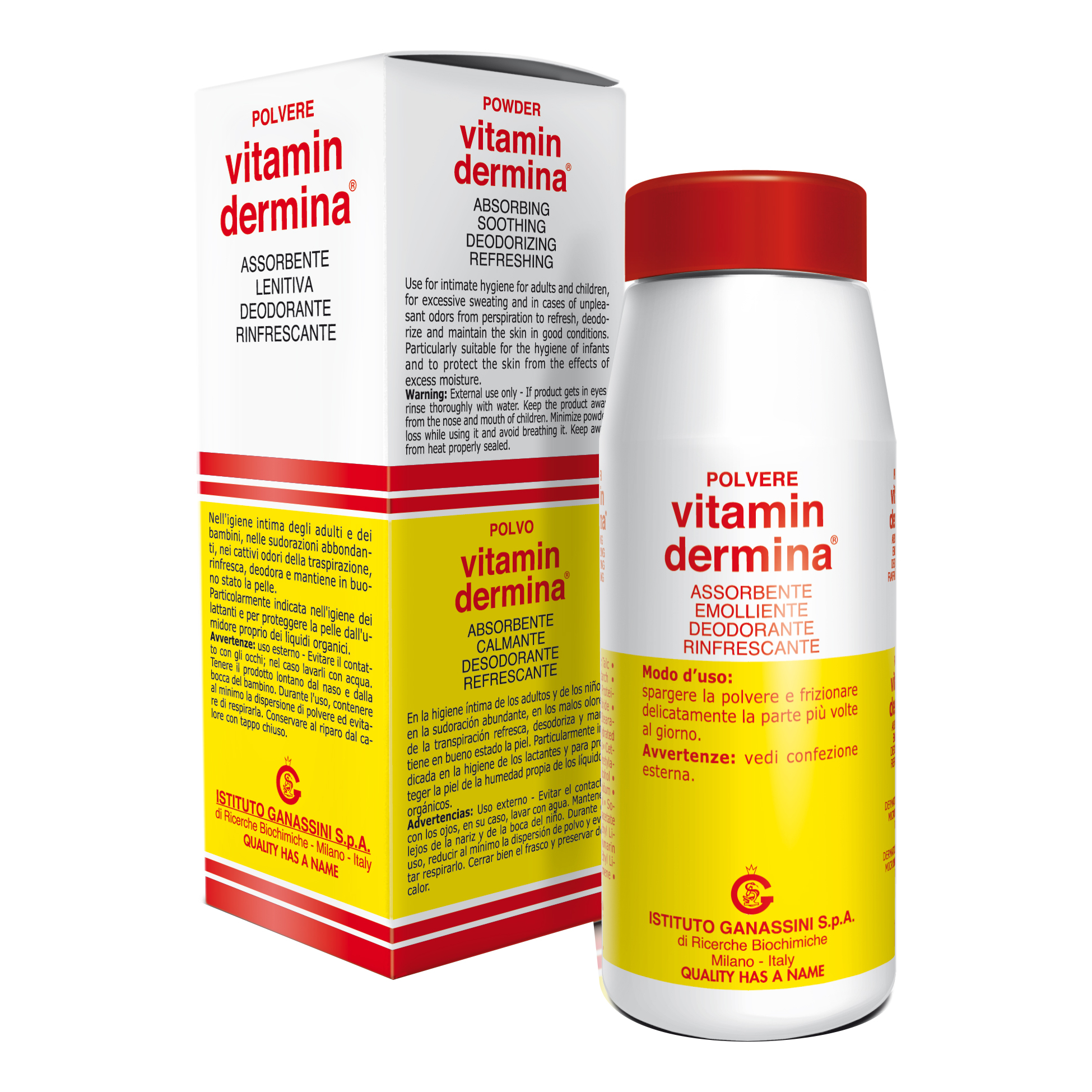 Vitamindermina Polvere Assorbente Emolliente 100 g